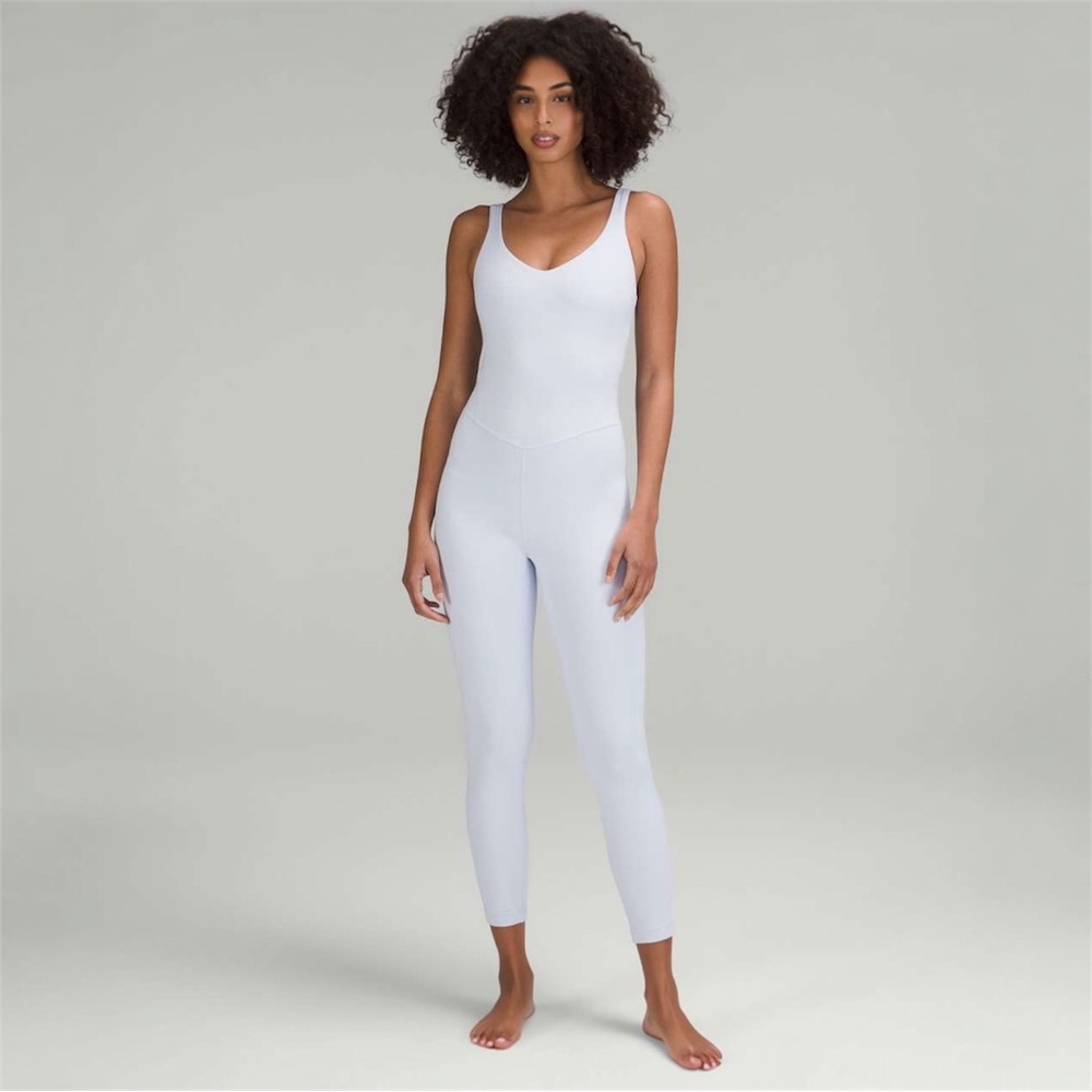 Lululemon Align Bodysuit 25"•Blissful Blue•RARE color💙